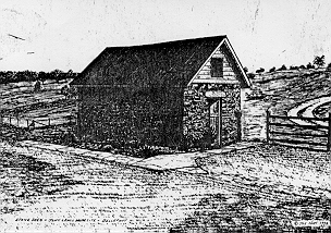 Sketch of shed